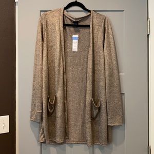 NWT Agnes & Dora Sparkle Favorite Cardi cardigan L